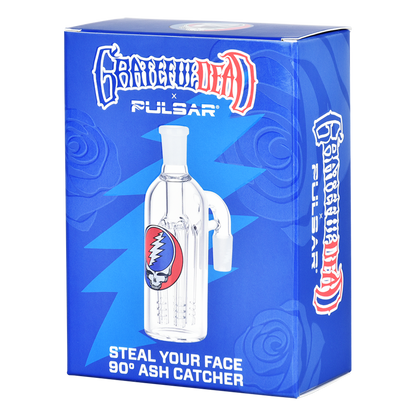 Grateful Dead x Pulsar Steal Your Face Ash Catcher | 90 Degree | Packaging