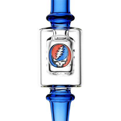Grateful Dead x Pulsar Steal Your Face Dab Straw | Close Up Perc Chamber View