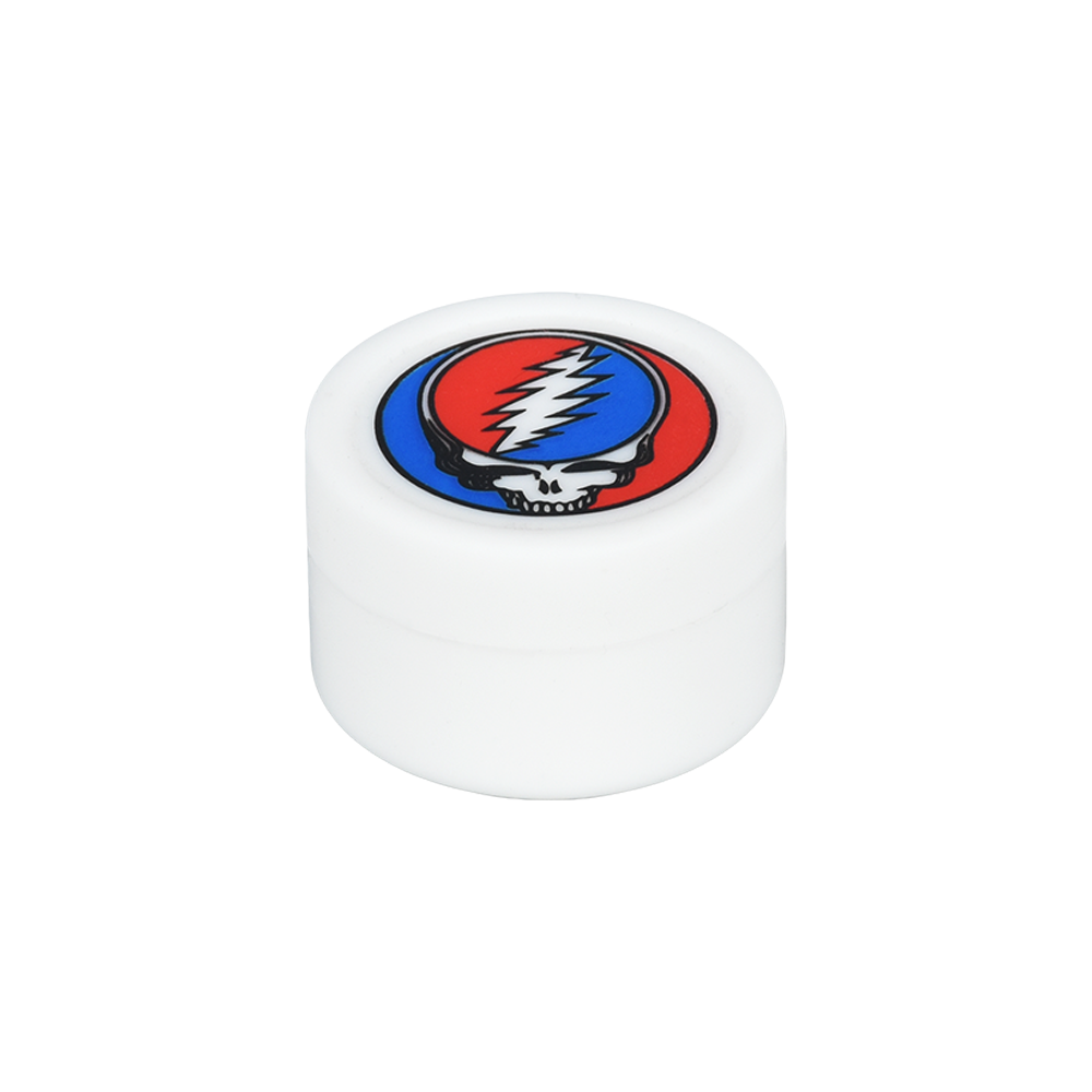 Grateful Dead x Pulsar Steal Your Face Reclaim Kit | Silicone Concentrate Container | Side View