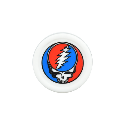 Grateful Dead x Pulsar Steal Your Face Reclaim Kit | Silicone Concentrate Container | Top View