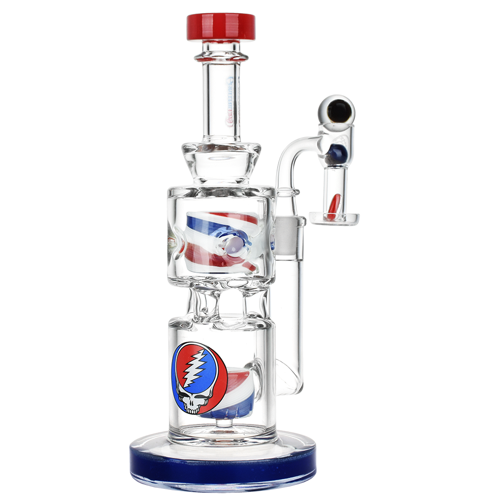 Grateful Dead x Pulsar Stealied Out Dab Rig Set | Back View