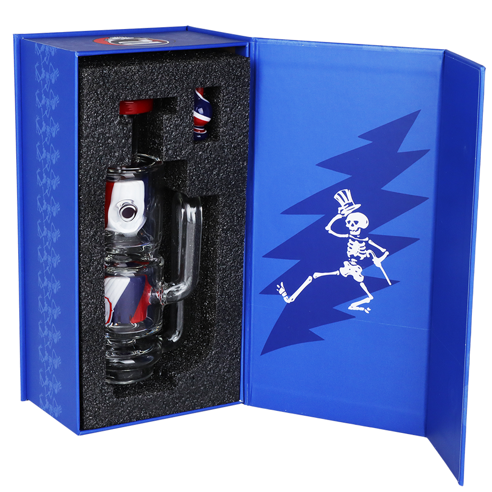 Grateful Dead x Pulsar Stealied Out Rig for Puffco Peak Series | Packaging Open View