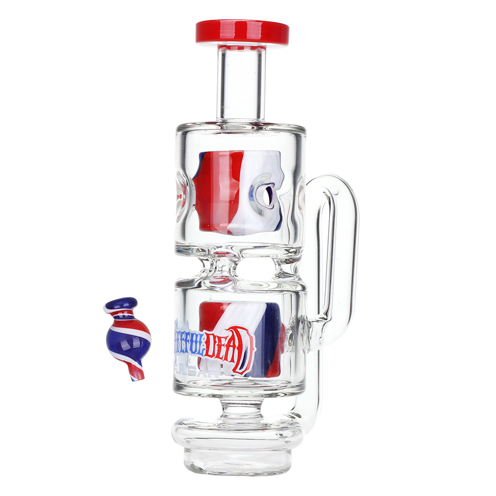 Grateful Dead x Pulsar Stealied Out Rig for Puffco Peak Series | Attachment & Carb Cap