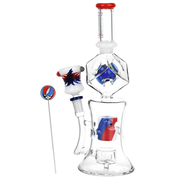 Grateful Dead x Pulsar Tesseract Hypercube Bong Set | Back View