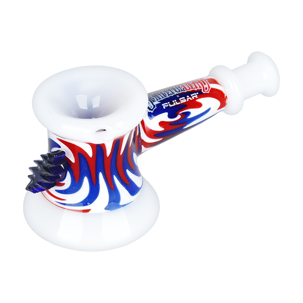 Grateful Dead x Pulsar Wig Wag Hammer Hand Pipe | Bowl View