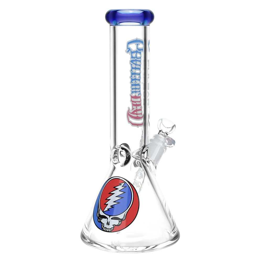 Grateful Dead x Pulsar Steal Your Face Beaker Bong | Back View