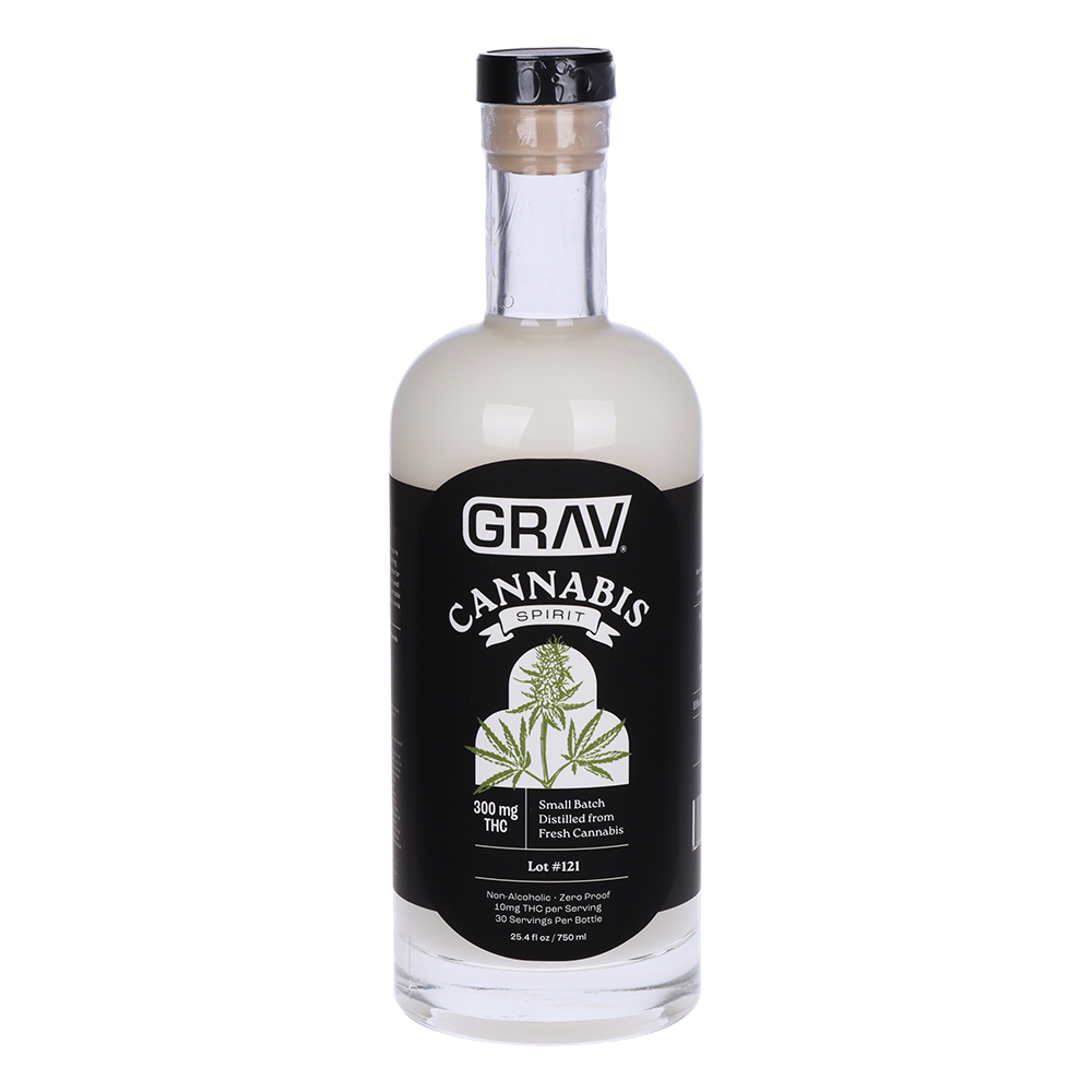 GRAV Black Label D9 THC Spirits | Front
