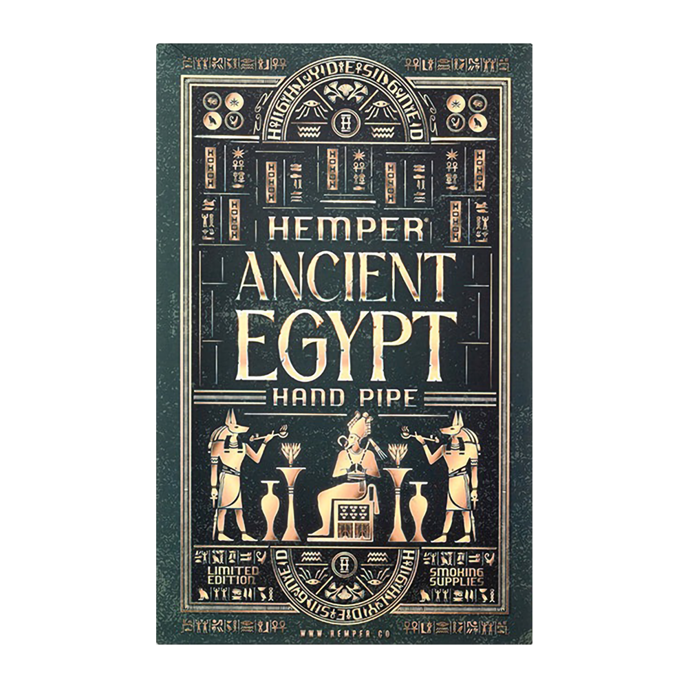 Hemper Ancient Egypt Sphinx Hand Pipe | Themed Gift Box Packaging