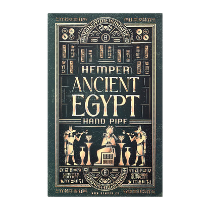 Hemper Ancient Egypt Sphinx Hand Pipe | Themed Gift Box Packaging