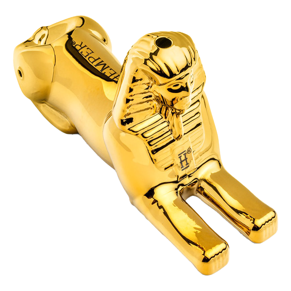 Hemper Ancient Egypt Sphinx Hand Pipe | Top View