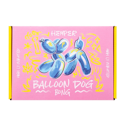Hemper Balloon Dog Bong | Themed Gift Box Packaging