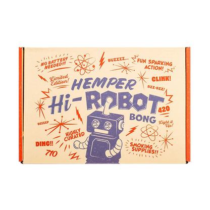 Hemper Hi-Robot Bong | Themed Gift Box Packaging
