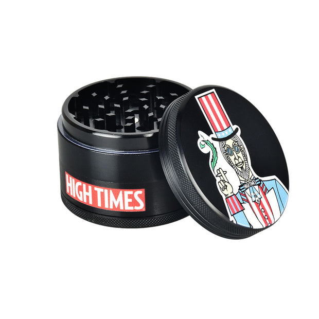 High Times® x Pulsar Bundles | 4 Piece Grinder | Uncle Sam