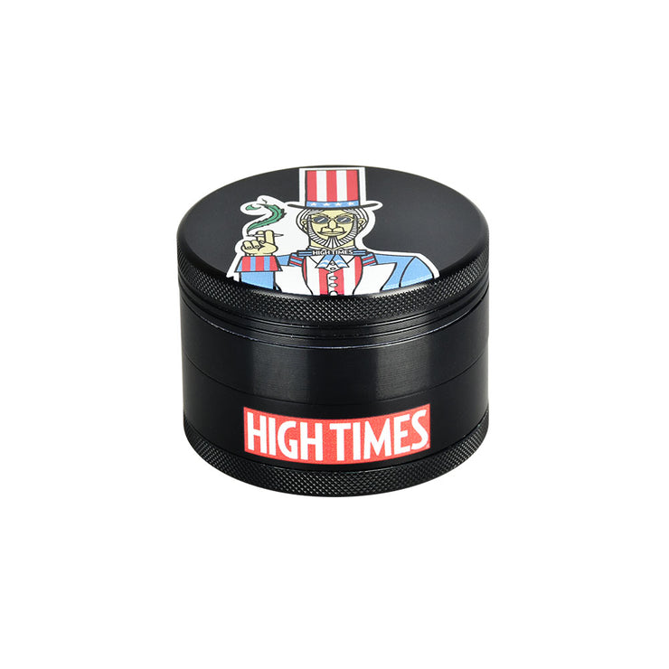 High Times® x Pulsar Bundles | 4 Piece Grinder | Closed View