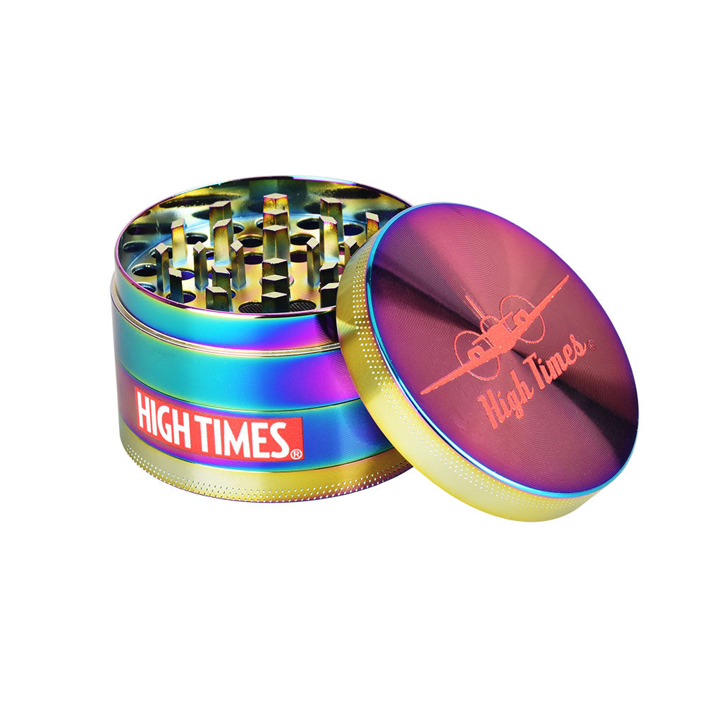 High Times® Chameleon Metal Grinder | 4pc | 2.5" | Airplane