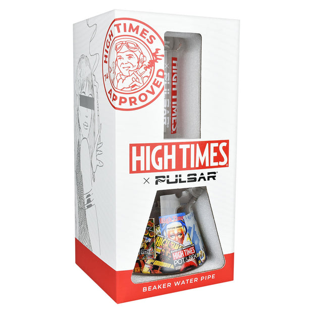 High Times® x Pulsar Bundles | Beaker Bong | Packaging