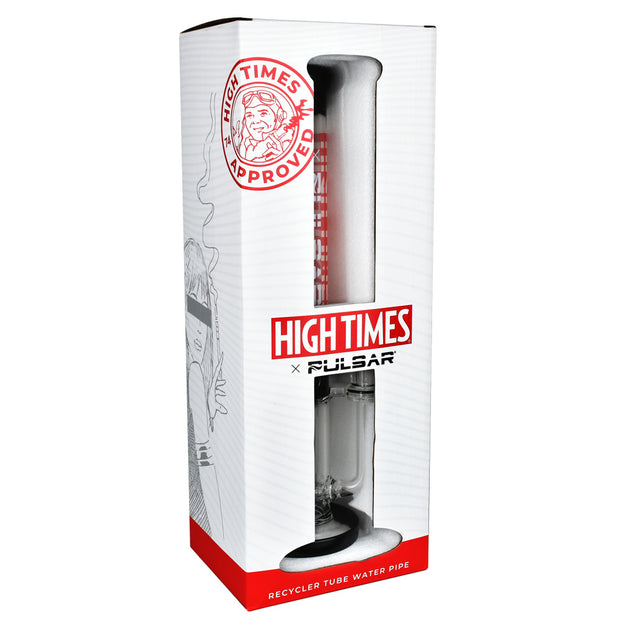 High Times® x Pulsar Bundles | Recycler Tube Bong | Packaging