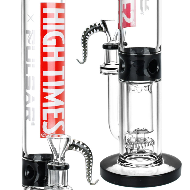 High Times® x Pulsar Bundles | Recycler Tube Bong | Slide Close Up