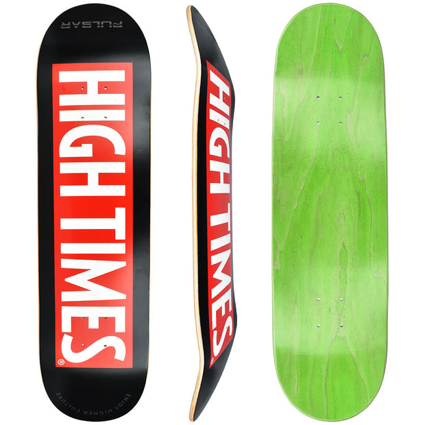 High Times® x Pulsar Bundle | SK8 Deck | Black Logo