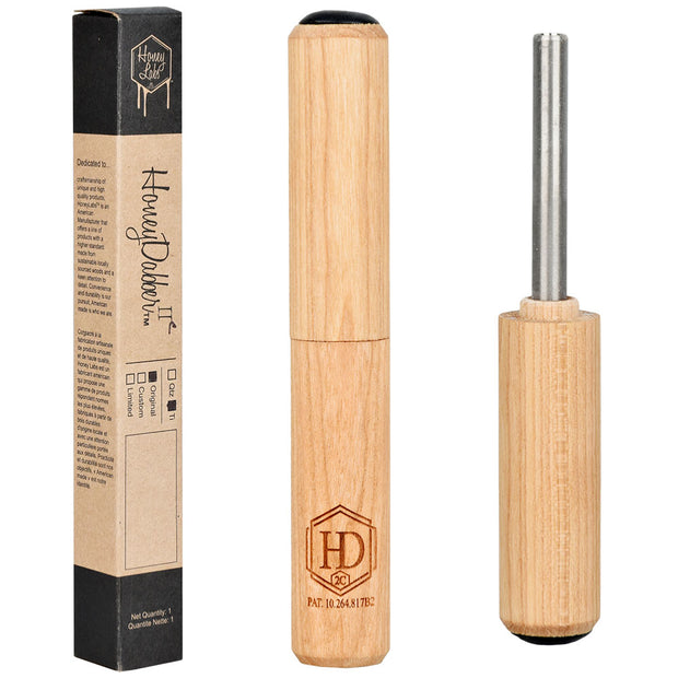 Honey Labs HoneyDabber II™ Compact Vapor Straw | Cherry Wood | Titanium Tip