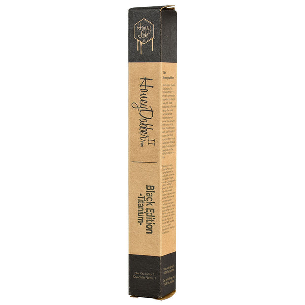 Honey Labs HoneyDabber II™ Vapor Straw | Walnut Wood | Titanium Tip | Packaging
