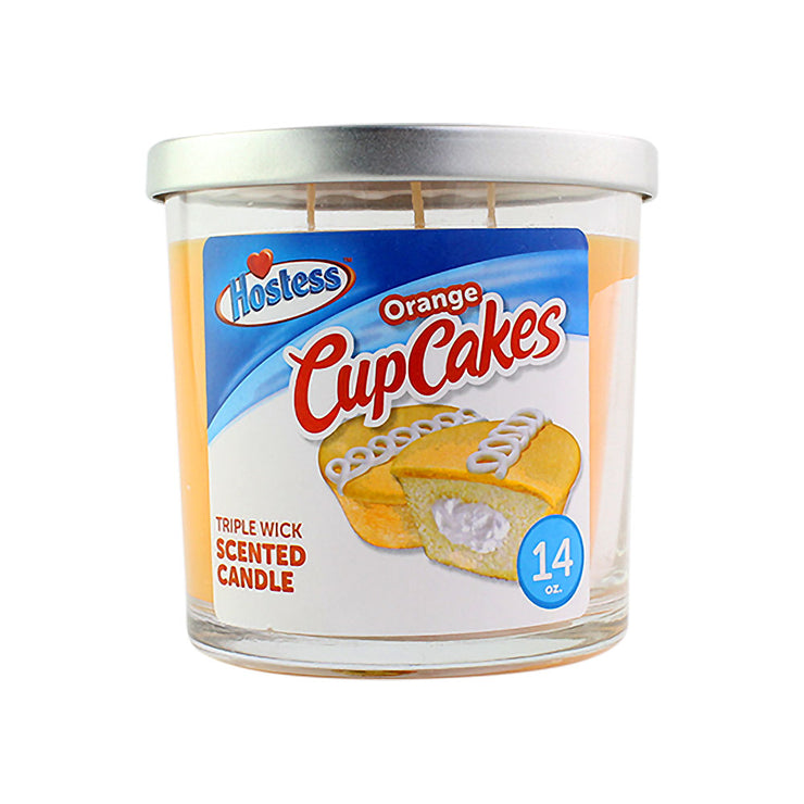 Hostess Cakes Scented Candles | Orange Cupcakes | Large