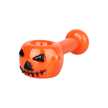 Jack-O-Lantern Spoon Pipe | Side View