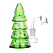 Jolly Holiday Tree Dab Rig | Side View