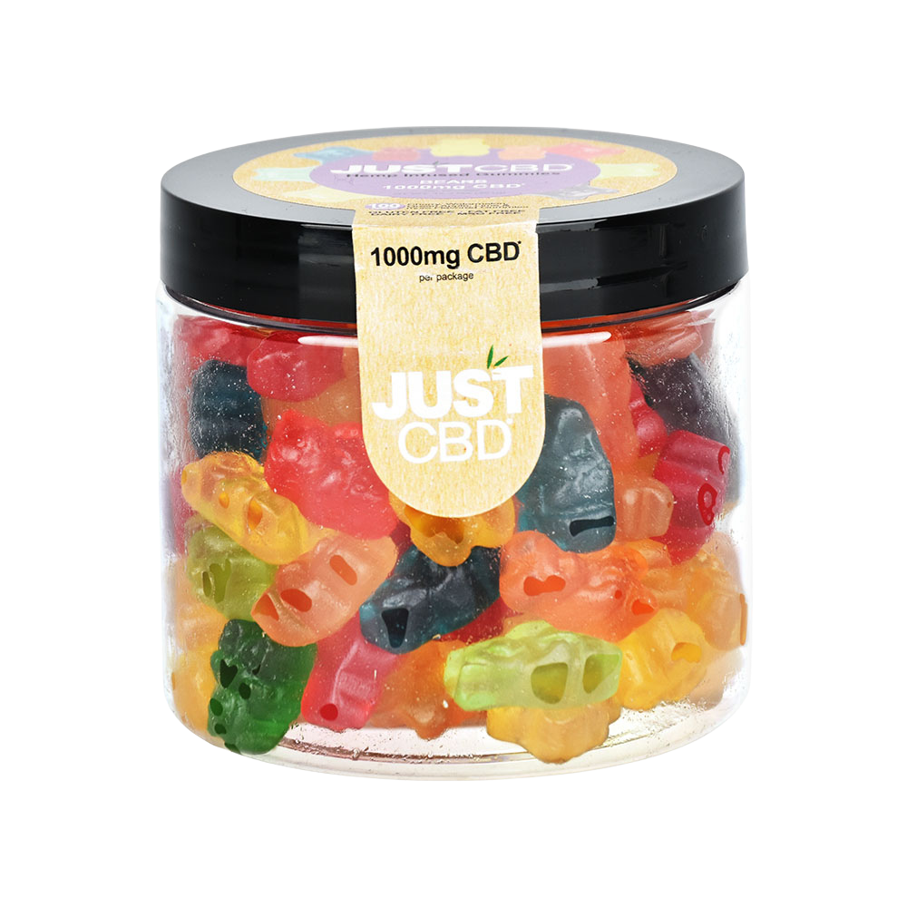 JUST CBD Gummies | Clear Bear | 100 Count Jar