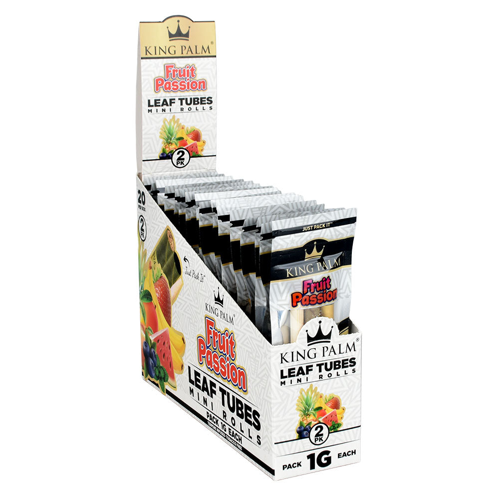 King Palm Leaf Rolls | Mini 2 Pack | Fruit Passion Full Box