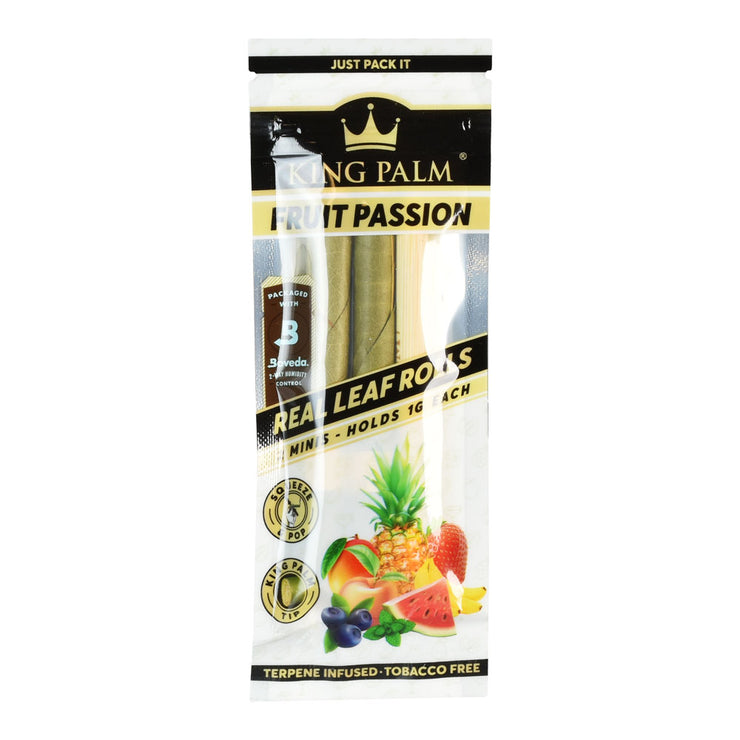 King Palm Leaf Rolls | Mini 2 Pack | Fruit Passion