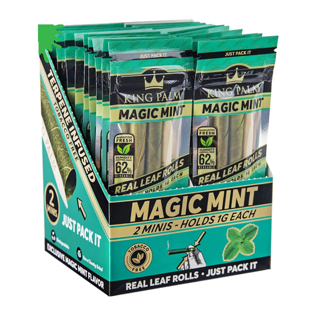 King Palm Leaf Rolls | Mini 2 Pack | Magic Mint Full Box