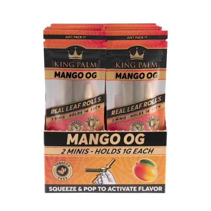 King Palm Leaf Rolls | Mini 2 Pack | Mango OG Full Box