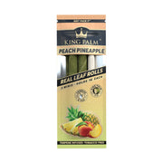 King Palm Leaf Rolls | Mini 2 Pack | Peach Pineapple