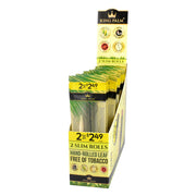 King Palm Leaf Rolls | Slim 2 Pack | Natural Full Box