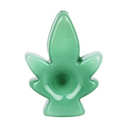 Leafy Greenz Hand Pipe | Opaque Green