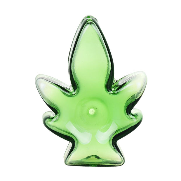 Leafy Greenz Hand Pipe | Transparent Green