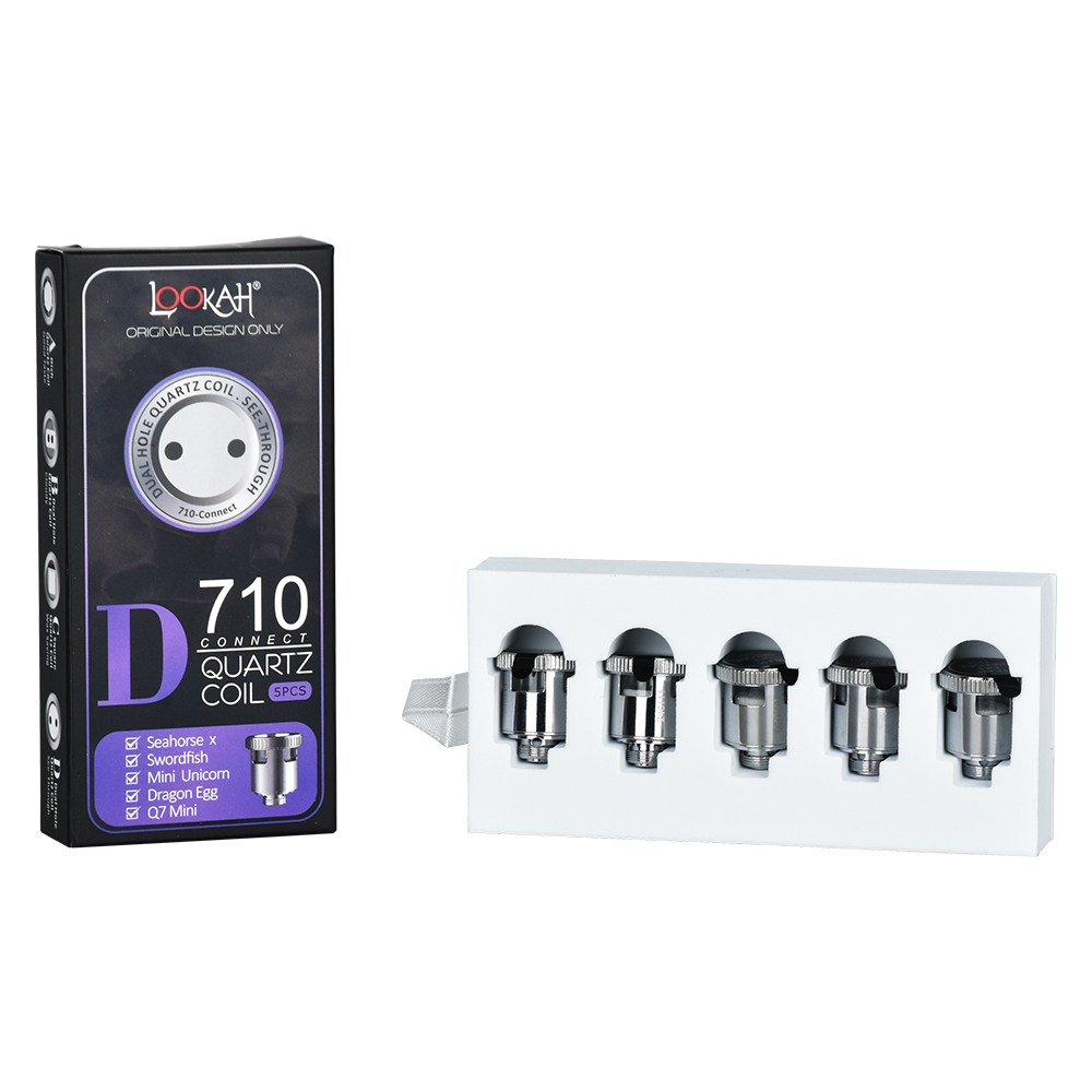 Lookah 710 Connect Quartz Coil D | 5 Piece Pack