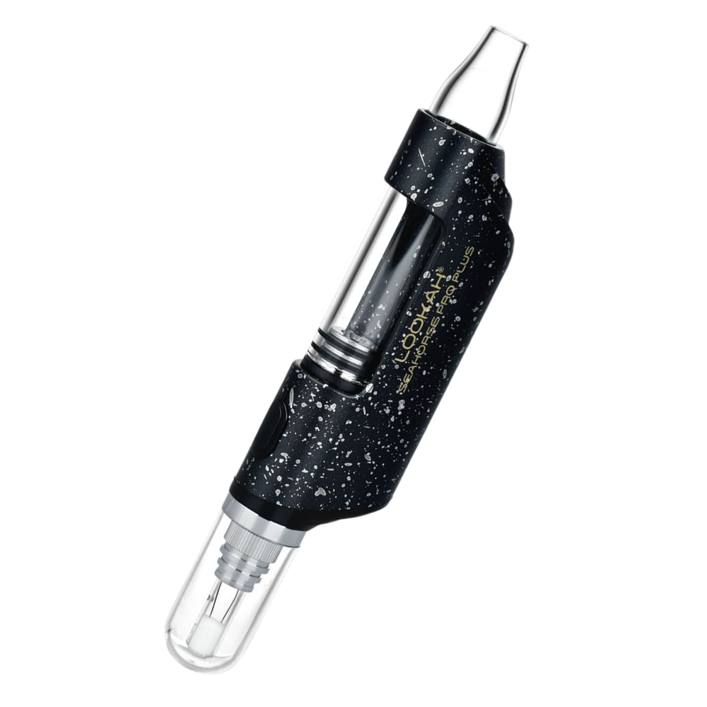 Lookah Seahorse Pro Plus Electric Dab Straw | Black White Spatter Edition