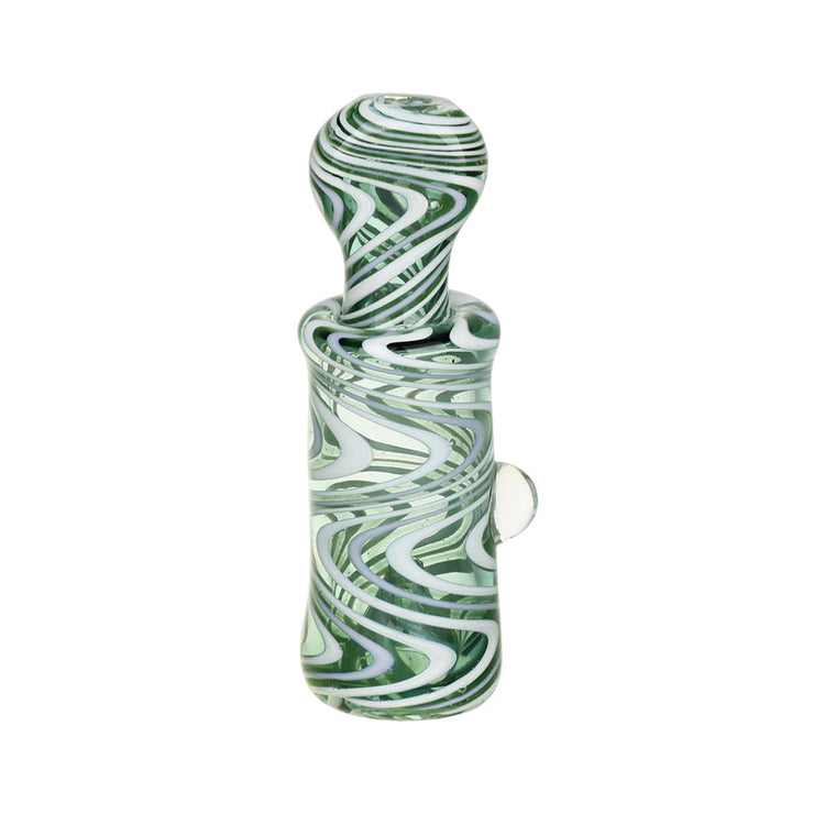 Lucid Lines Bicolor Chillum Pipe