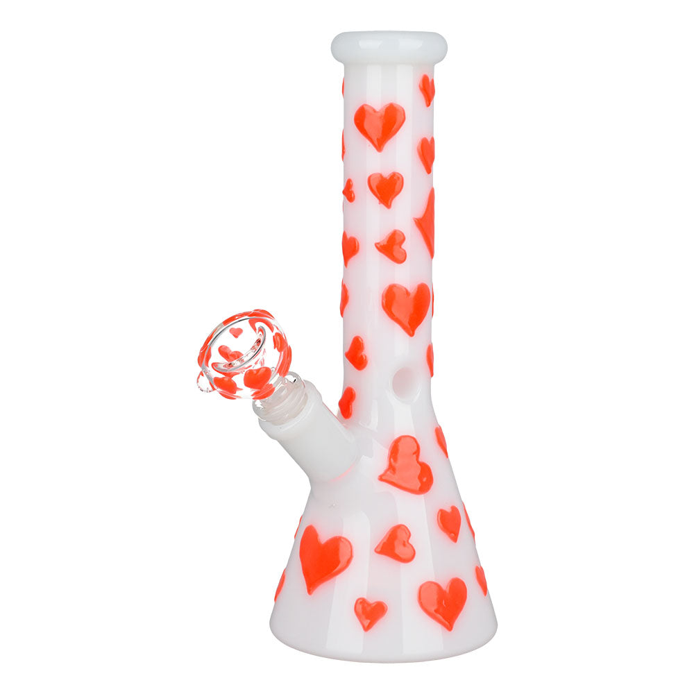 Luminescent Love Beaker Bong | Front View