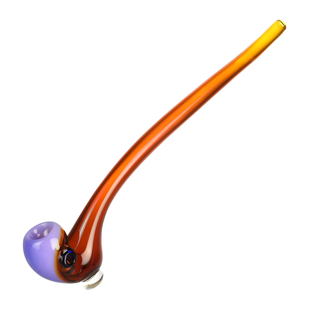 Mellow Wizard Bicolor Sherlock Pipe | Purple & Amber