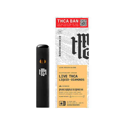 Modern Herb Co Liquid Diamonds THCA Disposable Vape | Pineapple Express | 1 Gram