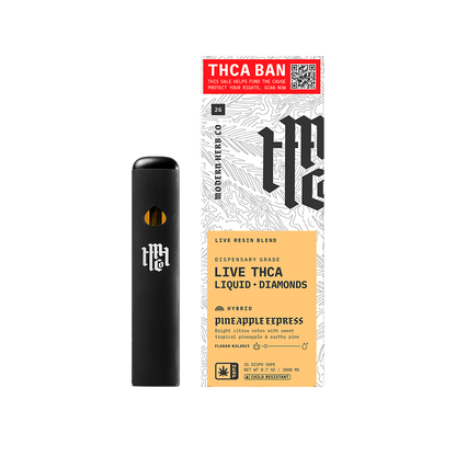 Modern Herb Co Liquid Diamonds THCA Disposable Vape | Pineapple Express | 2 Gram