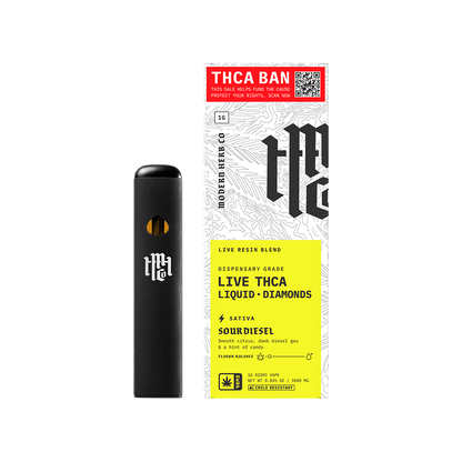 Modern Herb Co Liquid Diamonds THCA Disposable Vape | Sour Diesel | 1 Gram