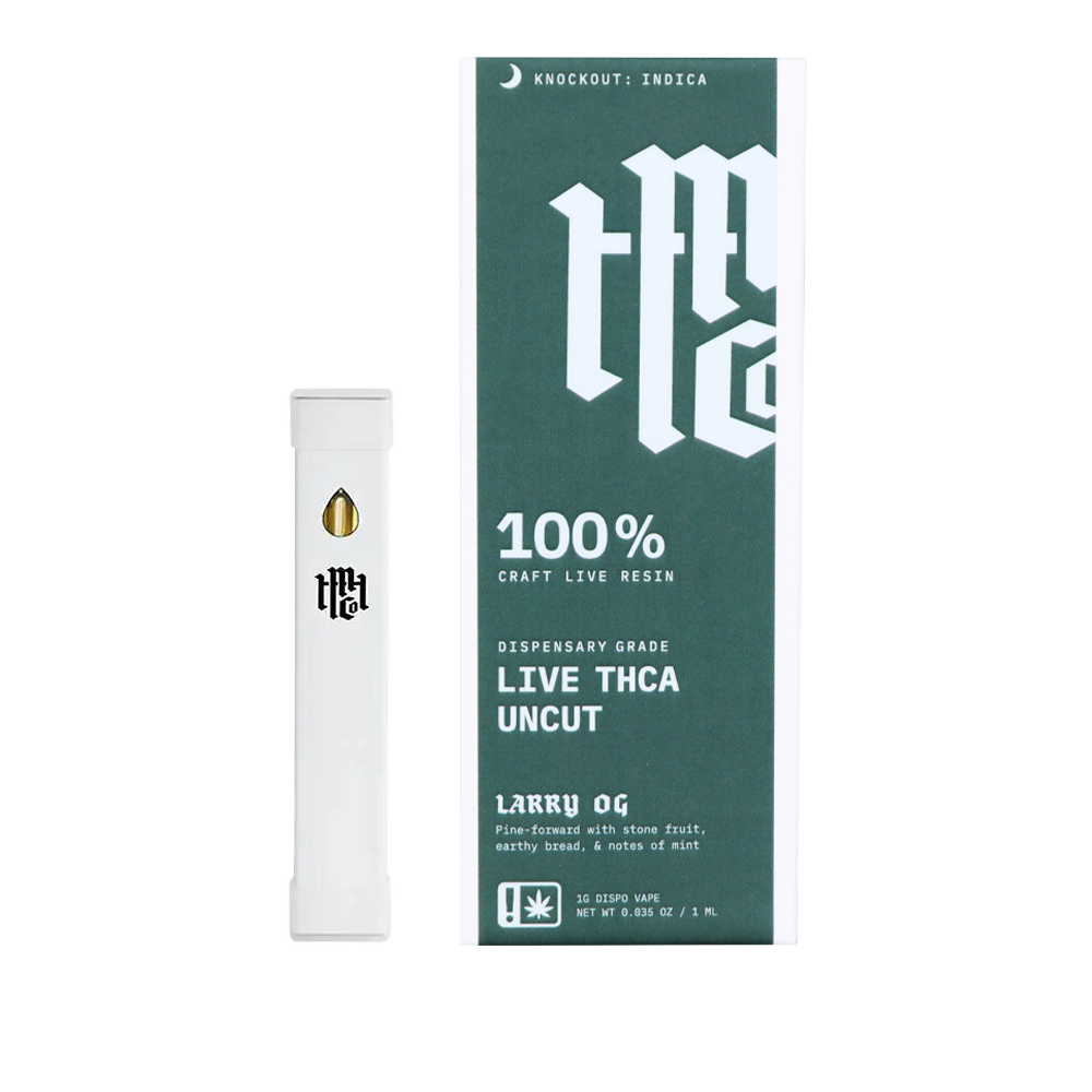Modern Herb Co Live Resin Uncut THCA Disposable Vape | Larry OG | 1 Gram
