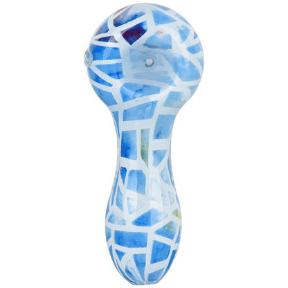 Mosaic Spoon Pipe | Blue