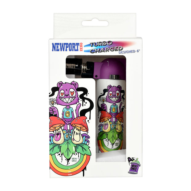 Newport Zero x Nicky Davis Butane Torch | Ghost Gang | Turbo Charged Packaging