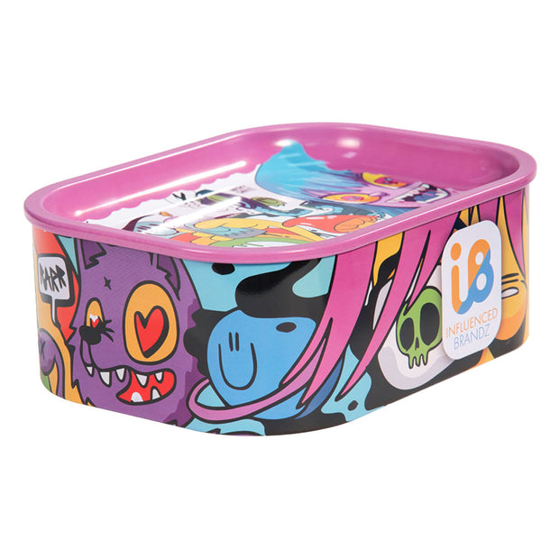 NIcky Davis Sherlock Pipe & Tray Travel Tin | Rolling Tray Lid