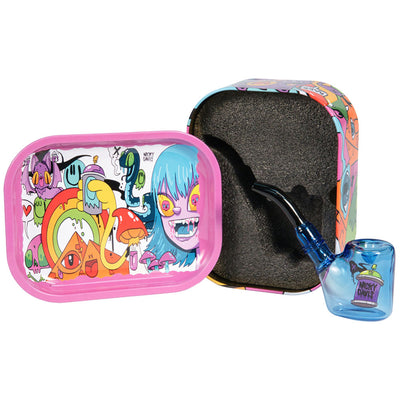 NIcky Davis Sherlock Pipe & Tray Travel Tin | Contents